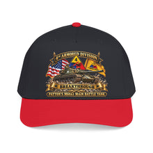 Load image into Gallery viewer, Mid Profile Baseball Cap - 4th Armored Division - PATTON'S M60A1 Main Battle Tank - Breakthrough Division