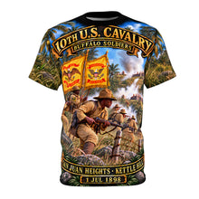 Load image into Gallery viewer, 10th Cavalry Buffalo Soldiers San Juan Hill Tribute Tee