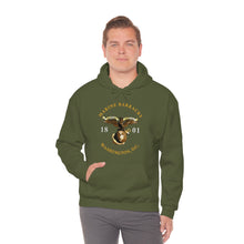 Load image into Gallery viewer, Unisex Heavy Blend™ Hooded Sweatshirt - Marine Barracks - Washington, D.C 1801 X 300
