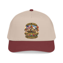 Load image into Gallery viewer, Mid Profile Baseball Cap - Army - Desert Storm - 2nd Armored Div - Combat Vereran Veteran w GULF SVC - 3D - Enhanced