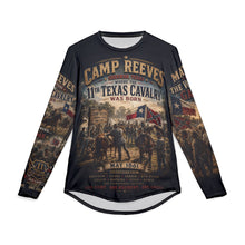 Load image into Gallery viewer, Camp Reeves 11th Texas Cavalry Tribute Long Sleeve Shirt – — May 1861 Confederate History