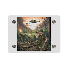 Load image into Gallery viewer, Acrylic Wall Art Panel - Vietnam Patrol Fire Fight Requesting Medevac