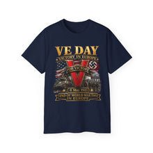 Load image into Gallery viewer, Unisex Ultra Cotton Tee - Army - VE Day - Victory in Europe Day - End of WWII - 3D - Enhanced