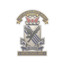 Load image into Gallery viewer, Kiss-Cut Stickers - Army - 505th Parachute Infantry Regiment (PIR) - DUI - United States Army - 3D - Enhanced