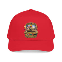 Load image into Gallery viewer, Mid Profile Baseball Cap - Army - Desert Storm - 2nd Armored Div - Combat Vereran Veteran w GULF SVC - 3D - Enhanced