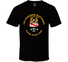 Load image into Gallery viewer, Army - Coa - 1st Engineer Battalion - Diehard Classic T Shirt, Crewneck Sweatshirt, Hoodie, Long Sleeve