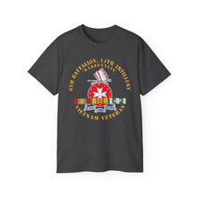 Load image into Gallery viewer, Unisex Ultra Cotton Tee - 6th Battalion, 14th Artillery Regiment - DUI - Warbonnets - VN SVC BAR - Top X 300