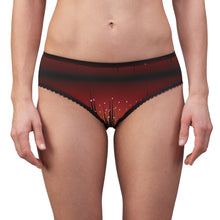 Load image into Gallery viewer, Women's Briefs - Red Night Sky Full of Stars
