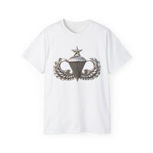Load image into Gallery viewer, Unisex Ultra Cotton Tee - Army - Senior Airborne Badge - No Txt - 3D - enhanced