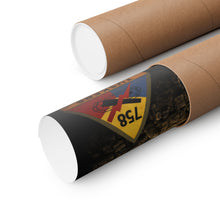 Load image into Gallery viewer, Matte Poster - Hedgerow assault in Normandy, 1944 - Shirt - Back