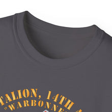 Load image into Gallery viewer, Unisex Ultra Cotton Tee - 6th Battalion, 14th Artillery Regiment - DUI - Warbonnets - VN SVC BAR - Top X 300