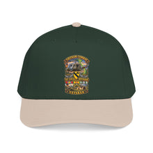 Load image into Gallery viewer, Mid Profile Baseball Cap - Army - Vietnam Combat Cavalry Veteran w 1st Cav Div SSI Big Helo - 3D - Enhanced