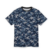 Load image into Gallery viewer, AOP - Navy Camouflage Pattern