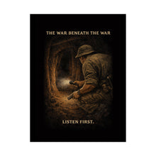 Load image into Gallery viewer, Matte Poster - Into the darkness of Cu Chi - The war beneath the war - Back