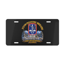 Load image into Gallery viewer, License Plate - 172nd Infantry Brigade - Ft Richardson, Alaska - 3D - Enhanced