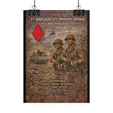 Load image into Gallery viewer, Rolled Posters - 5th Infantry Division - Vietnam War 1st Brigade in Quang Tri
