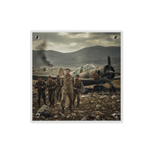Load image into Gallery viewer, Acrylic Wall Art Panel - U.S. Air Force officer - Captured, KIA, Communist Guerrillas - AT-6 Shotdown - Cold War