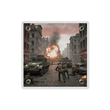 Load image into Gallery viewer, Acrylic Wall Art Panel - M3A1 - 9th Armor Division Attack - WWII