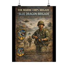 Load image into Gallery viewer, Matte Poster - Korea - ROK Marine Brigade - Blue Dragons