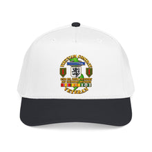 Load image into Gallery viewer, Mid Profile Baseball Cap - Vietnam Veteran Combat - 2nd Bn, 28th Infantry - 1st ID - with VN SVC - 3D - Transparent