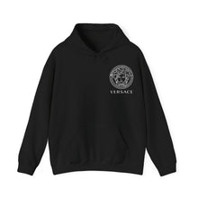 Load image into Gallery viewer, Versace Medusa Logo Hoodie — Black Designer Graphic Sweatshirt