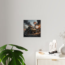 Load image into Gallery viewer, Acrylic Wall Art Panel - Marine LAV in support of the 2nd Battle of Fallujah