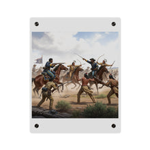 Load image into Gallery viewer, Acrylic Wall Art Panel - 9th Cavalry Regiment fighting Native Americans during the Indian Wars