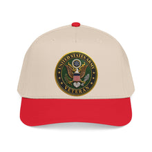 Load image into Gallery viewer, Mid Profile Baseball Cap - Army - US Army Veteran - 3D - Enhanced