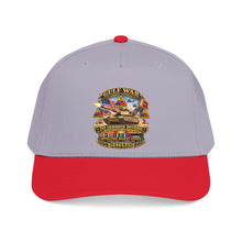 Load image into Gallery viewer, Mid Profile Baseball Cap - Army - Desert Storm - 2nd Armored Div - Combat Vereran Veteran w GULF SVC - 3D - Enhanced