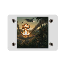 Load image into Gallery viewer, Acrylic Wall Art Panel - Jungle Drug Lab Destruction w Explosions
