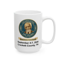 Load image into Gallery viewer, White Ceramic Mug — Solomon Koonce Family Reunion - September 4-7, 2026