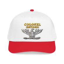Load image into Gallery viewer, Mid Profile Baseball Cap - Colonel - Retired - 3D - Enhanced