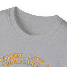 Load image into Gallery viewer, Unisex Ultra Cotton Tee - 6th Battalion, 14th Artillery Regiment - DUI - Warbonnets - VN SVC BAR - Top X 300