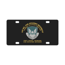 Load image into Gallery viewer, Army - 1st Bn 2nd AVN Regiment - CAB - 2ID - Ft Carson Colorado Classic License Plate
