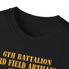 Load image into Gallery viewer, Unisex Ultra Cotton Tee - Field Artillery - 6th Bn, 33rd Field Artillery, Ft Sill, OK LANCE Firing - 1975-1981 X 300