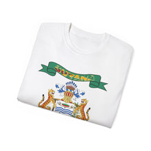 Load image into Gallery viewer, Unisex Ultra Cotton Tee - COA - Coat of Arms of Guyana - Coat of Arms X 300