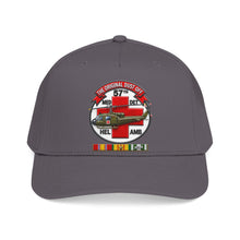 Load image into Gallery viewer, Mid Profile Baseball Cap - Army - 57th Medical Co - Original Dustoff - Vietnam w VN SVC - 3D - Enhanced