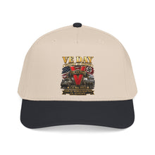 Load image into Gallery viewer, Mid Profile Baseball Cap - Army - VE Day - Victory in Europe Day - End of WWII - 3D - Enhanced