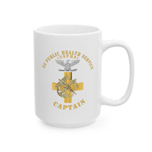 Load image into Gallery viewer, Ceramic Mug, (11oz, 15oz) - USPHS - USPHS - Insignia - Captain - Cpt X 300