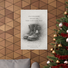 Load image into Gallery viewer, Matte Poster - Old Soldiers Never Die