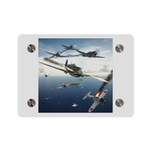 Load image into Gallery viewer, Acrylic Wall Art Panel - Curtis P-40 Kittyhawk w Machine Guns Blazing