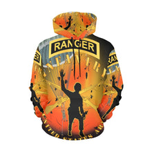 Load image into Gallery viewer, Men's All Over Print Hoodie (USA Size) (Model H13) - Infantry - Follow Me - Ranger Tab - Paratrooper - Battleground