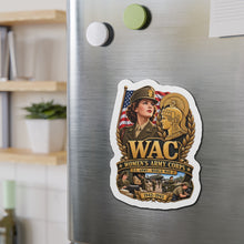 Load image into Gallery viewer, Die-Cut Magnet - WAC - Womens Army Corps - WWII - 3D - Enhanced
