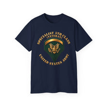 Load image into Gallery viewer, Unisex Ultra Cotton Tee - Army - Specialist 5th Class - SP5 - Veteran - 3D X 300