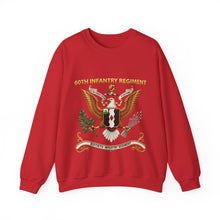 Load image into Gallery viewer, Crewneck Sweatshirt - 60th Infantry Regiment COA with Eagle with Text - 3D - Enhanced X 300