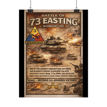 Load image into Gallery viewer, Rolled Posters - Battle of 73 Easting - 3rd Armored Division