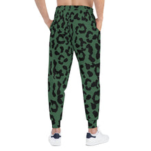 Load image into Gallery viewer, Athletic Joggers (AOP) - Leopard Camouflage - Green-Black