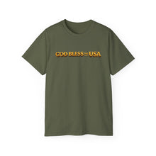 Load image into Gallery viewer, Unisex Ultra Cotton Tee - God Bless the USA - 3D - enhanced