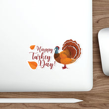Load image into Gallery viewer, Die-Cut Stickers - Happy Turkey Day - Thanksgiving