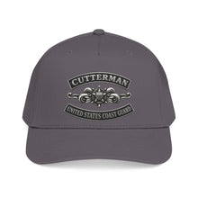 Load image into Gallery viewer, Mid Profile Baseball Cap - USCG - Cutterman - Enlisted w txt - 3D - Enhanced
